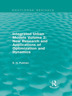cover image of Integrated Urban Models Volume 2
